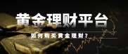 黄金理财：掌握四大主流方式，权威平台助你高效投资