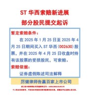 ST华仪（600290）诉讼进展公告：一审判决，影响几何？