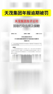 2025年天茂集团未按期披露定期报告引关注，受损投资者可索赔？