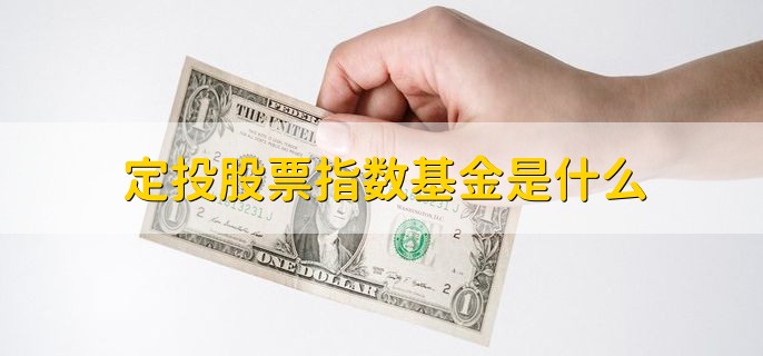 定投股票指数基金是什么，什么是指数型基金